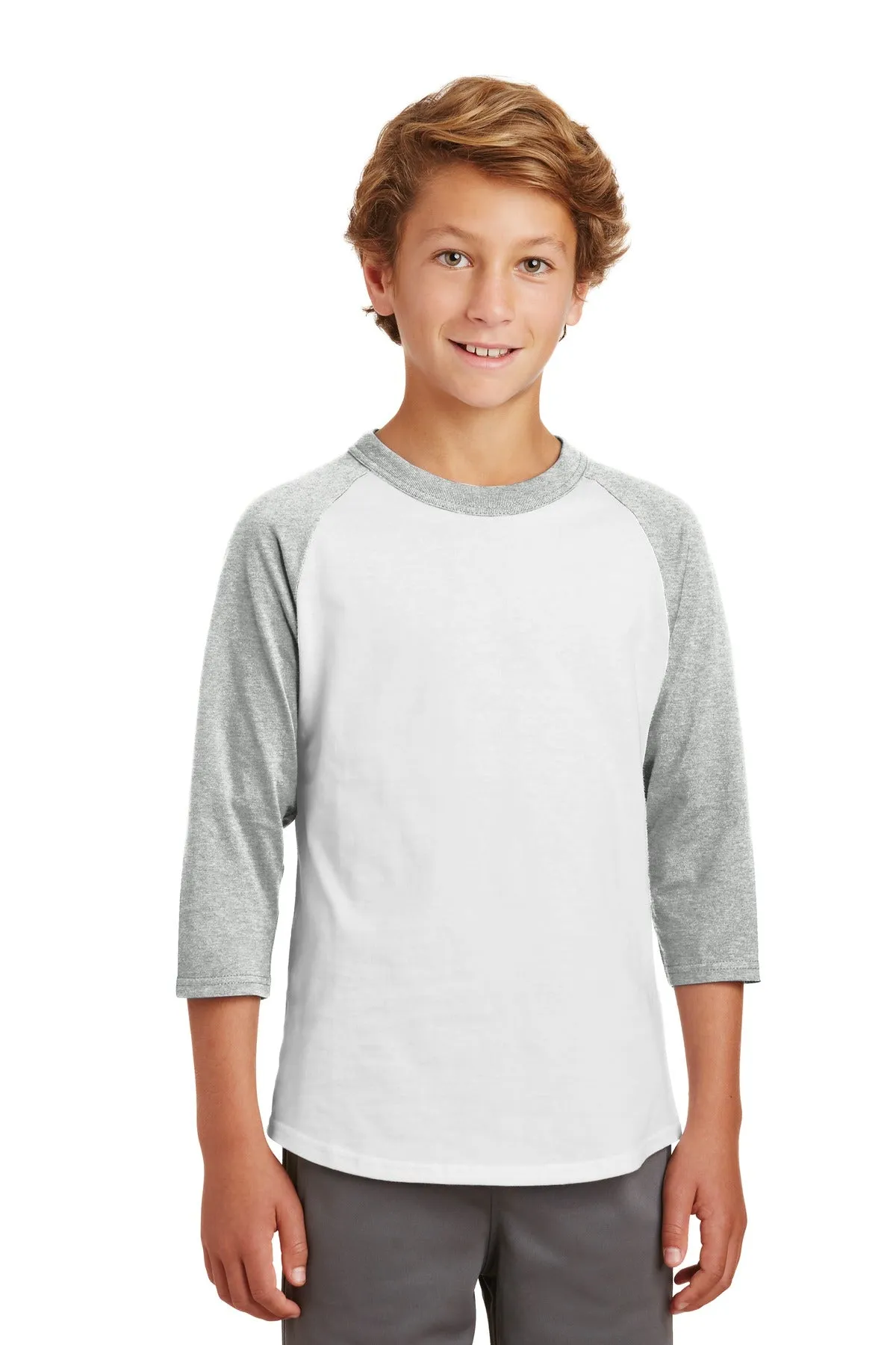 Sport-Tek¨ Youth Colorblock Raglan Jersey.  YT200