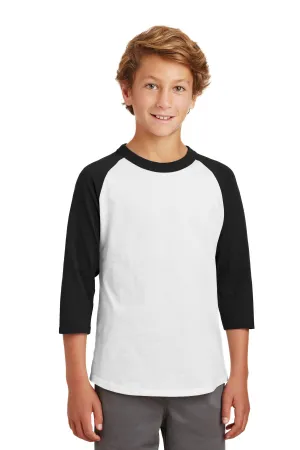Sport-Tek¨ Youth Colorblock Raglan Jersey.  YT200