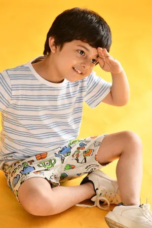 SPORTS PRINT SHORTS
