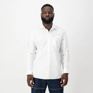 Springboks Oxford LS Shirt-White