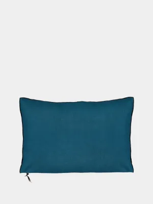 Stone Washed Linen Deep Blue Cushion