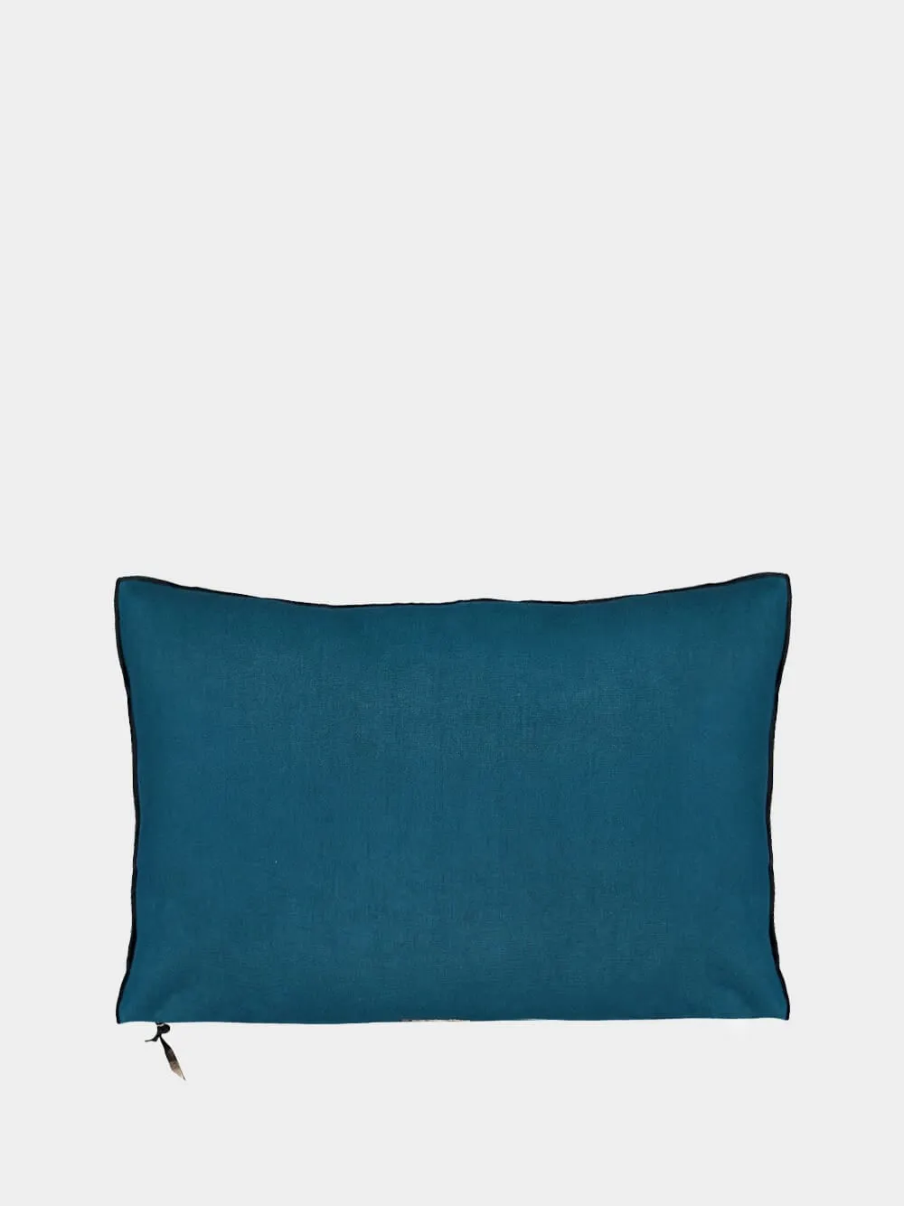 Stone Washed Linen Deep Blue Cushion