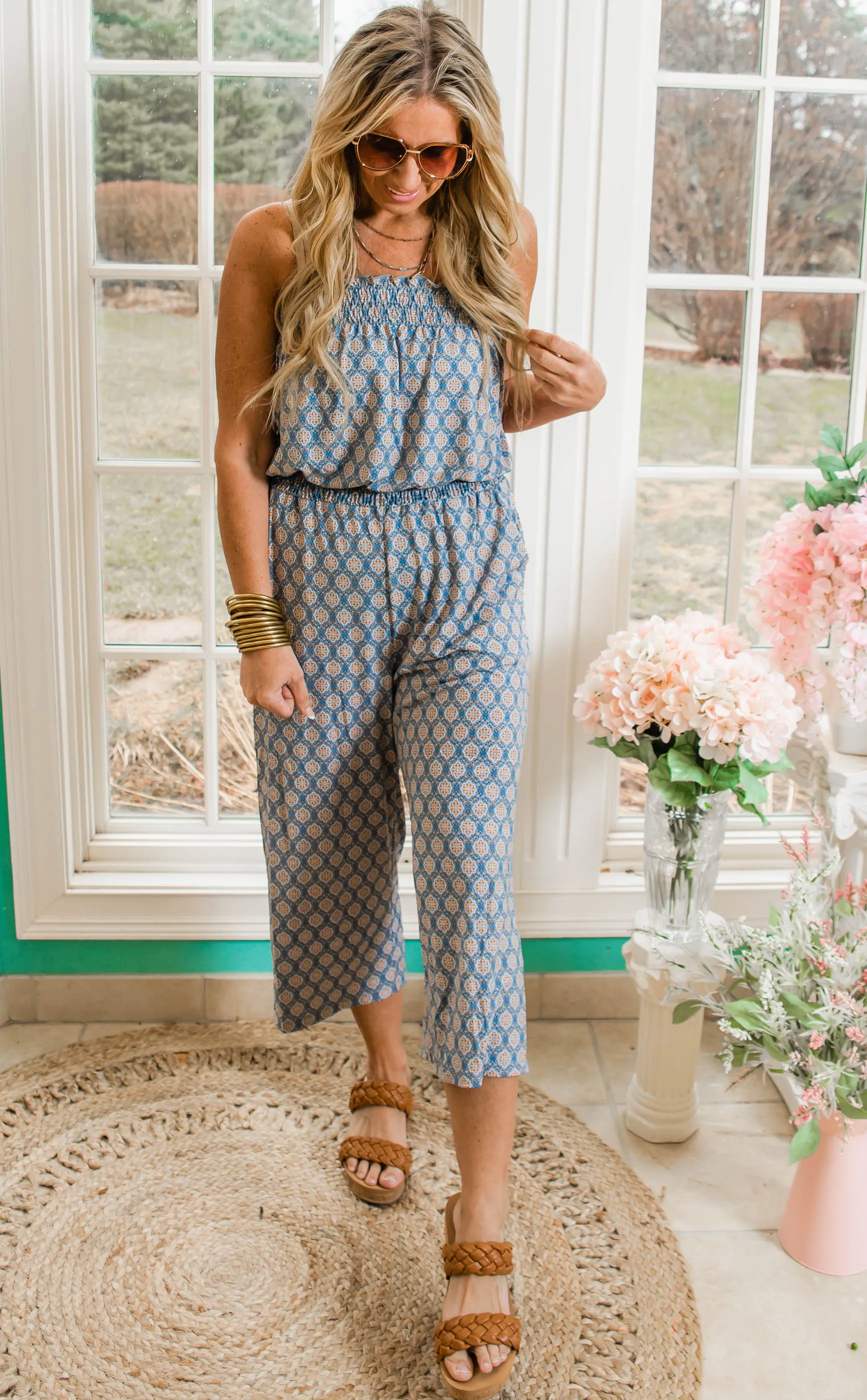 Strapless Cropped Jumpsuit | FINAL SALE