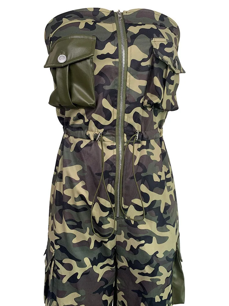 Strapless Jumpsuit