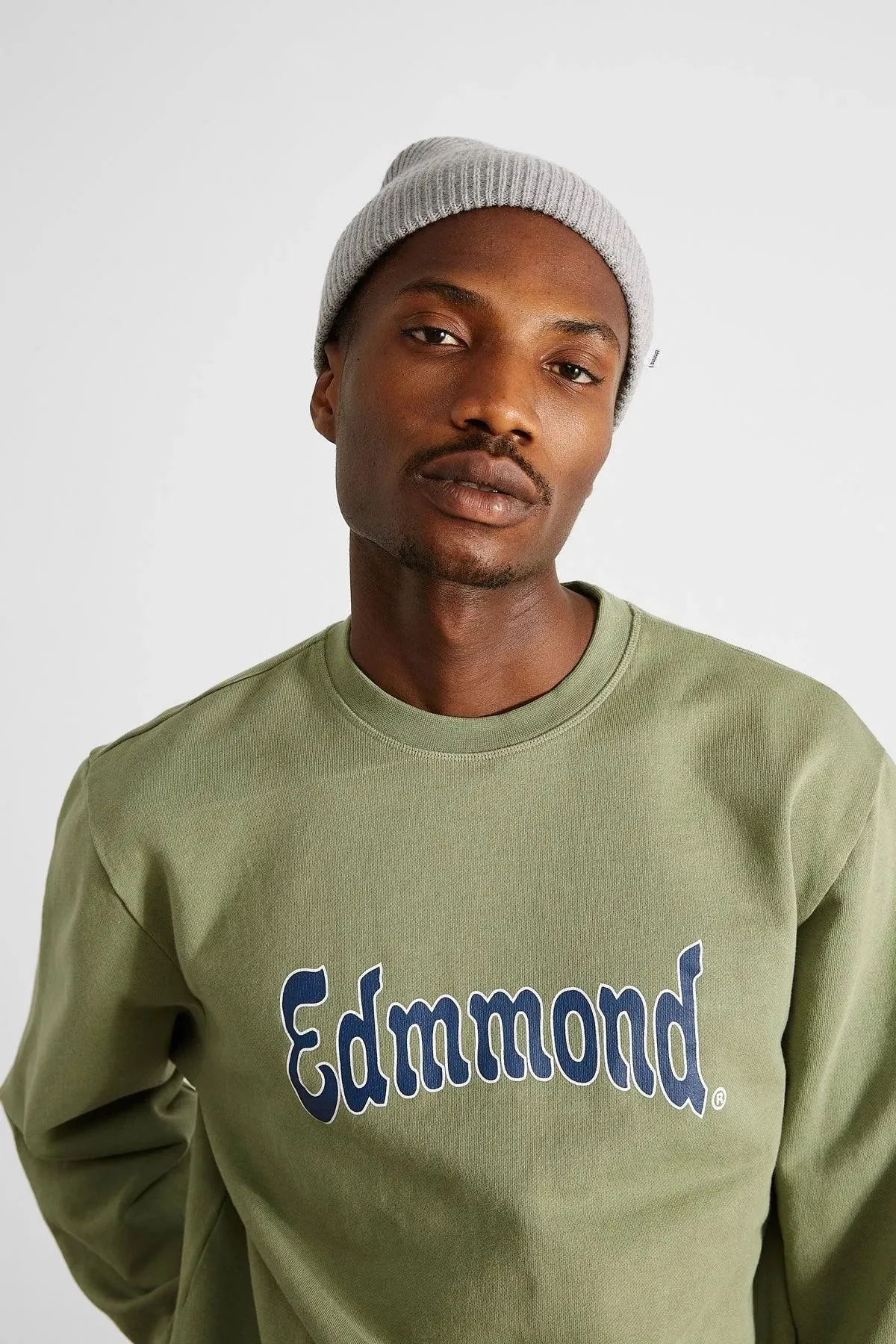 Sudadera Edmmond Studios Curly Plain Olive
