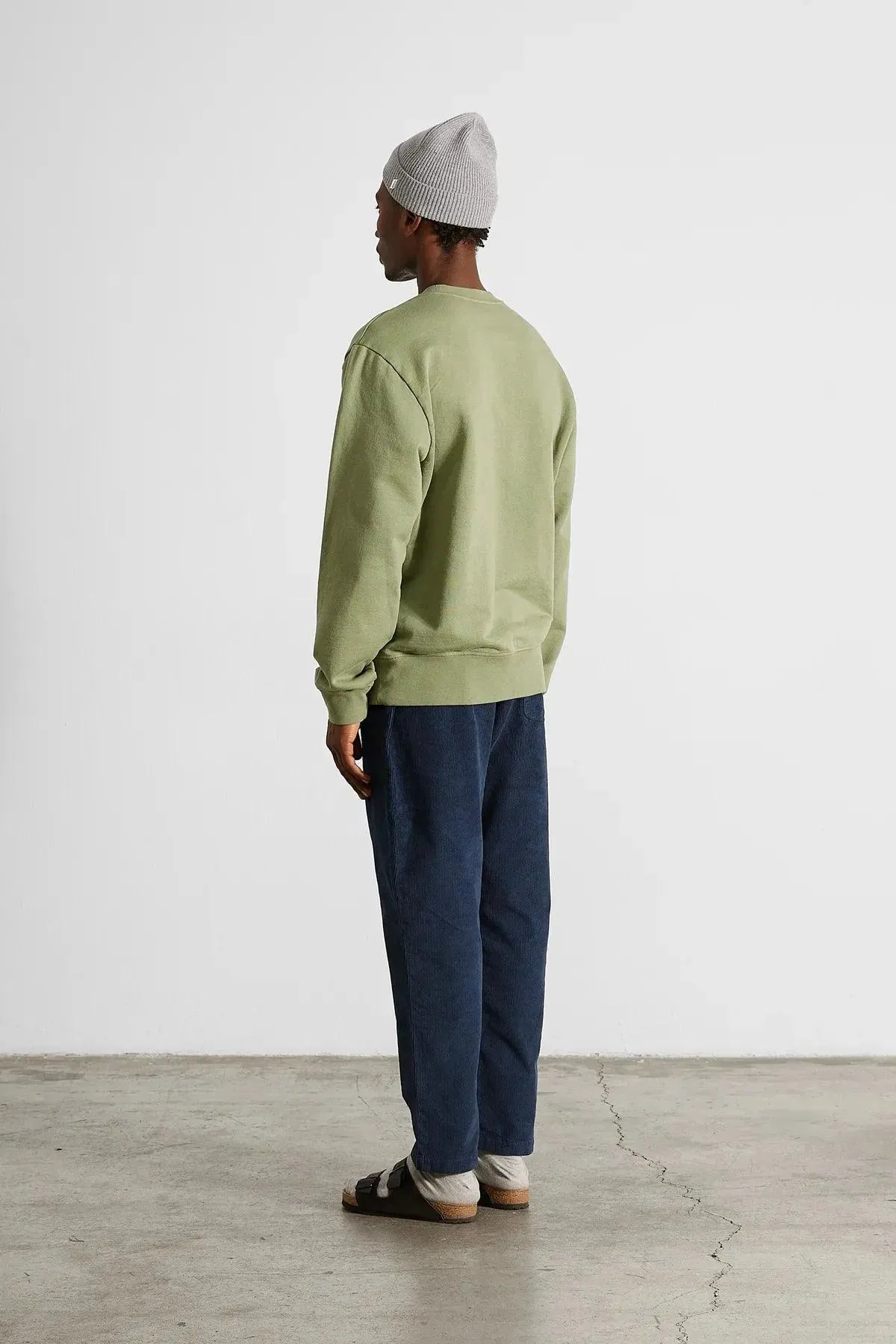 Sudadera Edmmond Studios Curly Plain Olive