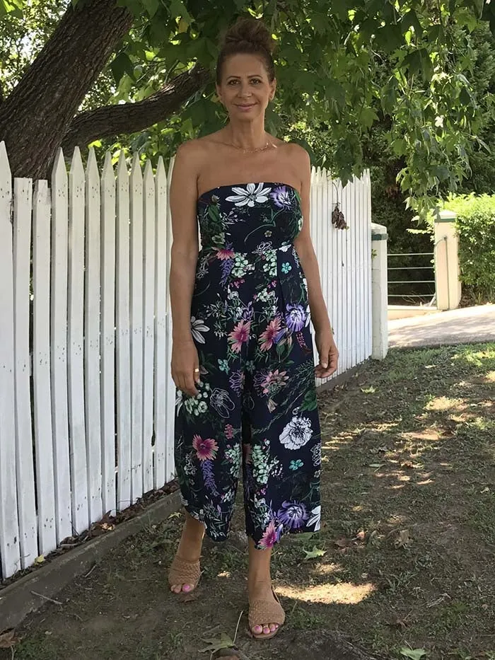 Summer Fields Jumpsuit - navy