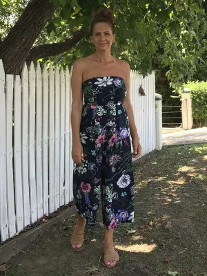 Summer Fields Jumpsuit - navy