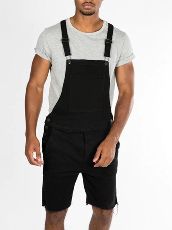 Suspender Denim Rompers