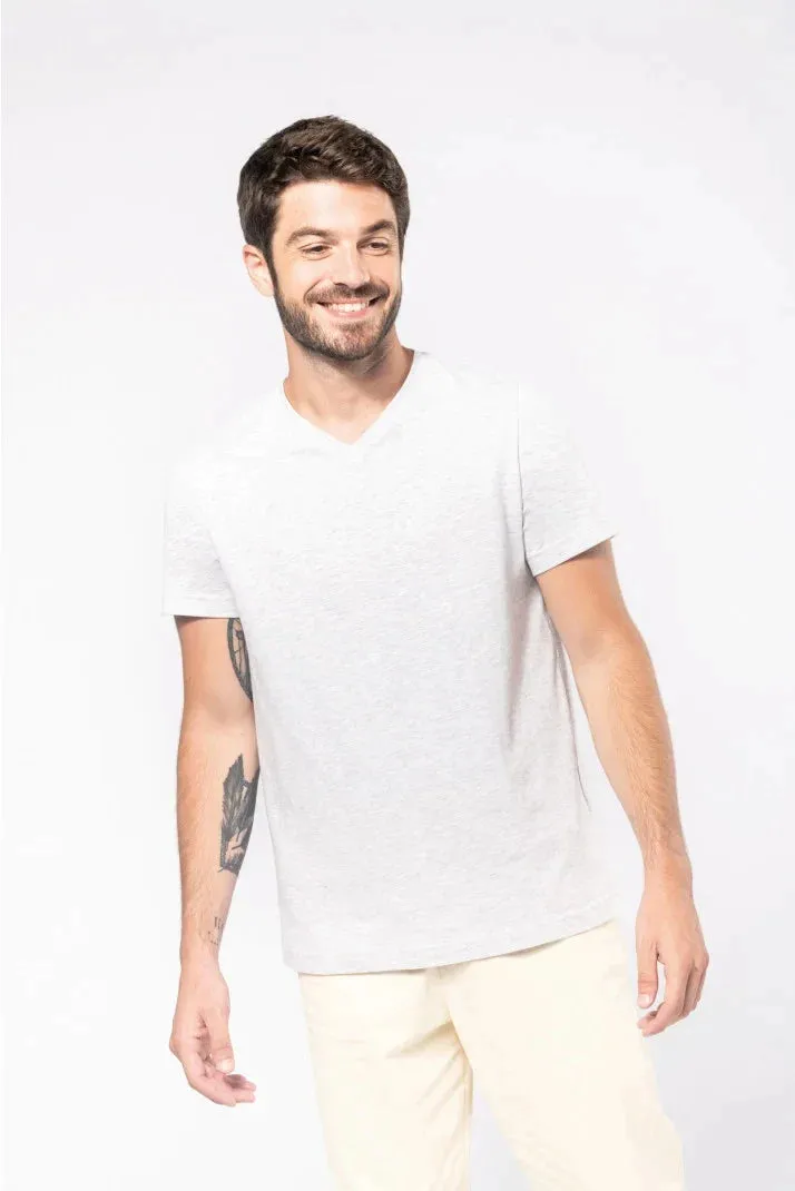 T-Shirt curta decote em V Atenas (2de 2)