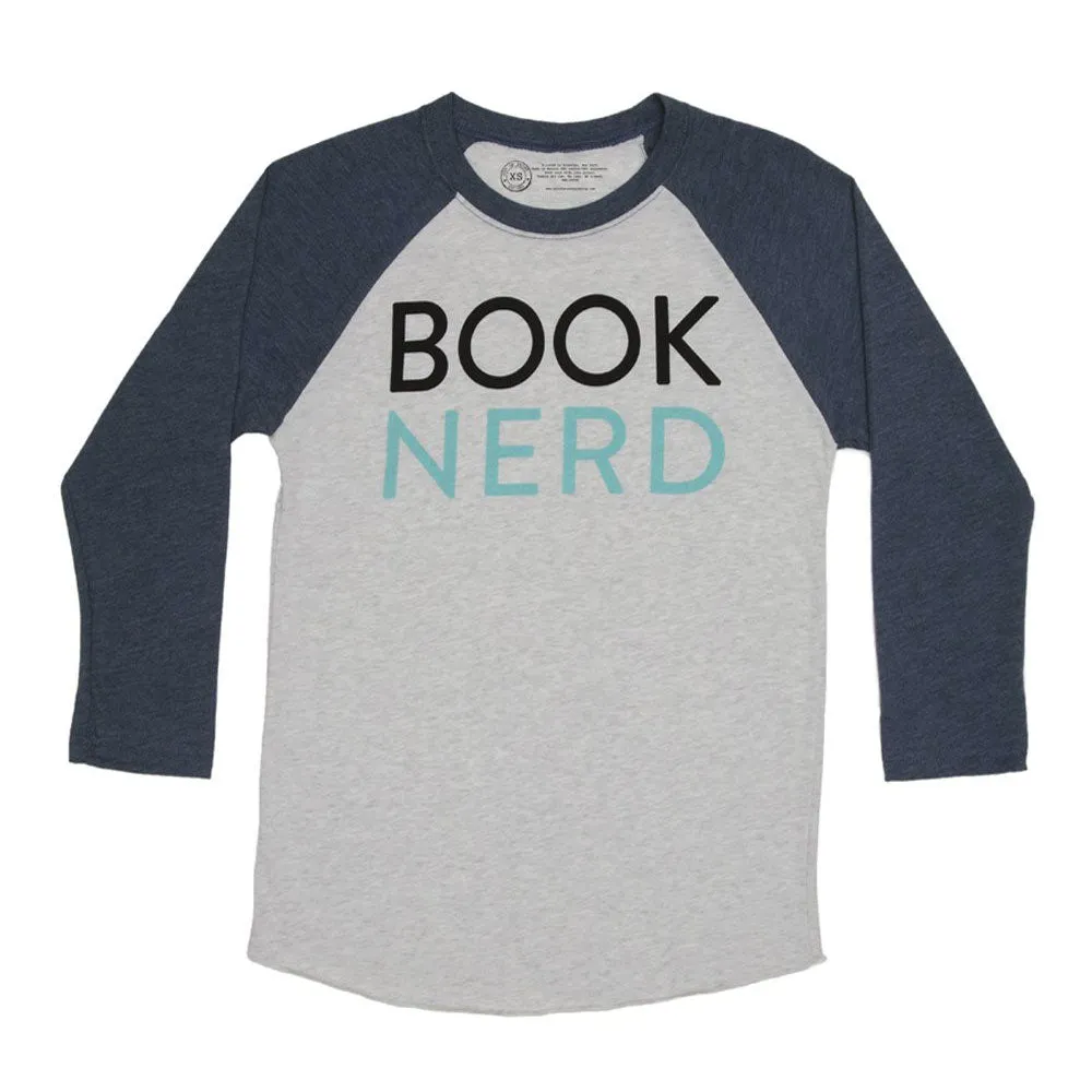 T-Shirt - Raglan / Baseball - Book Nerd - Unisex