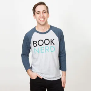 T-Shirt - Raglan / Baseball - Book Nerd - Unisex