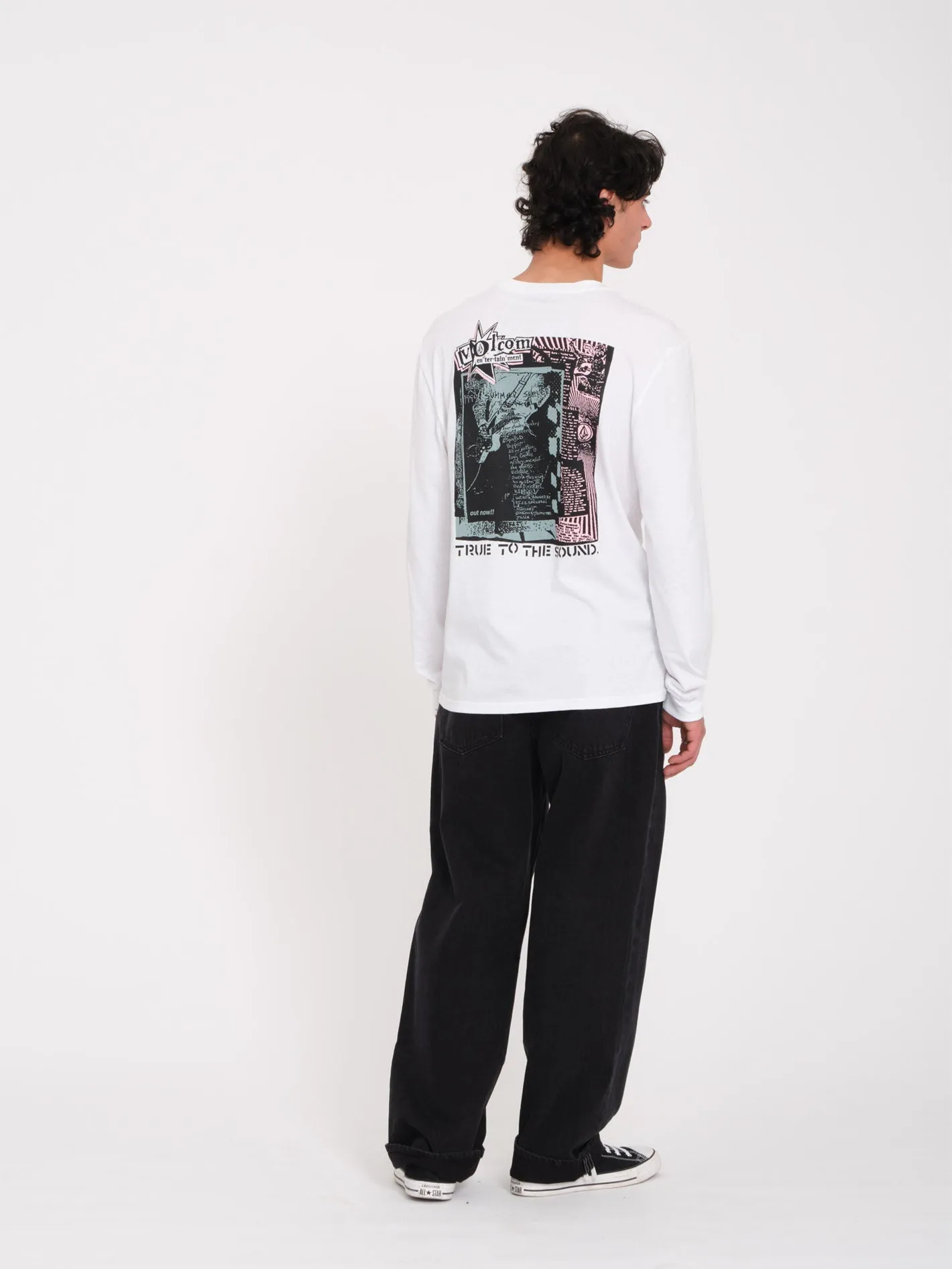 T-shirt Volcom Entertainment - WHITE