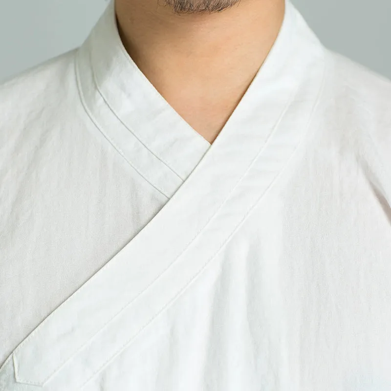 Tai Chi clothing men's clothing linen exercise clothes women's robes costumes oblique collar suits performance martial arts clothing