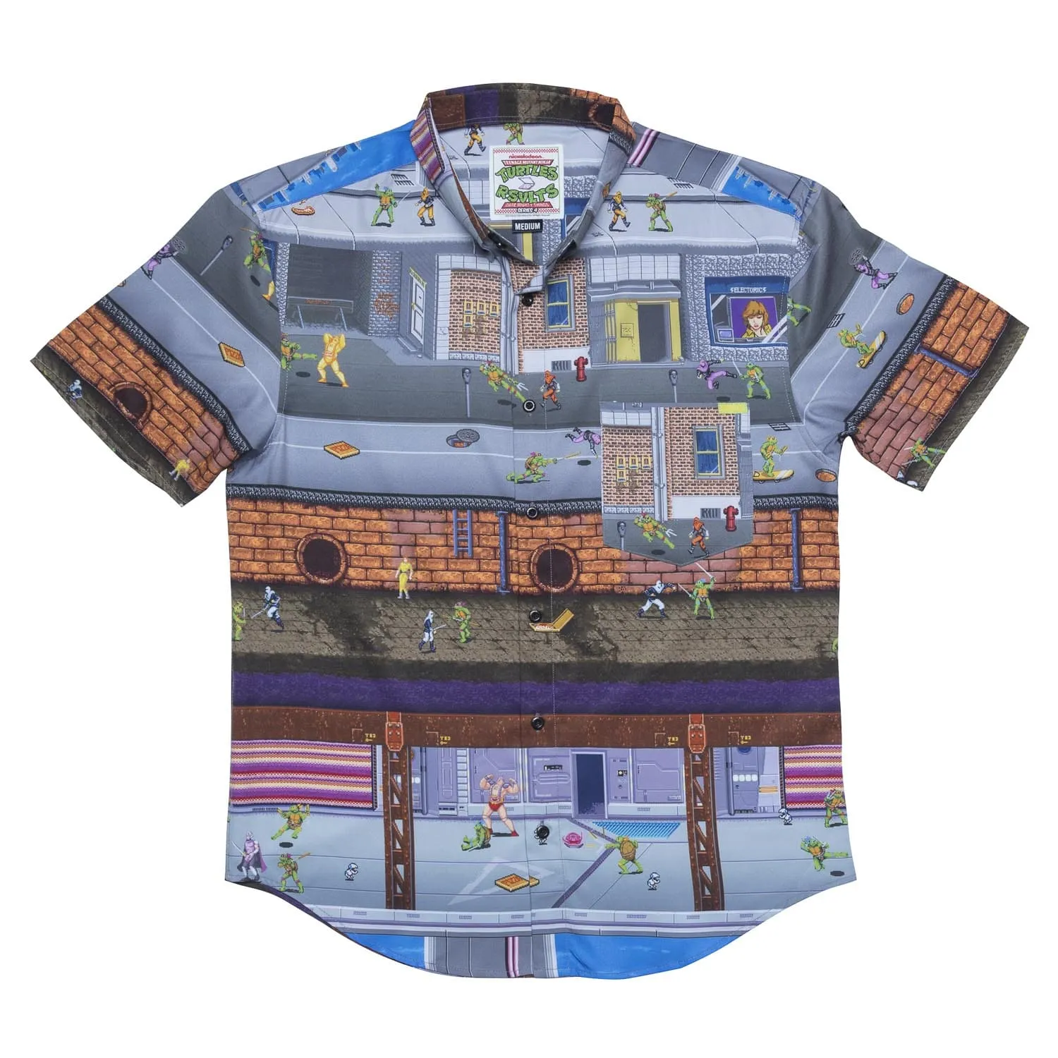 Teenage Mutant Ninja Turtles "Button Mashers" – KUNUFLEX Short Sleeve Shirt