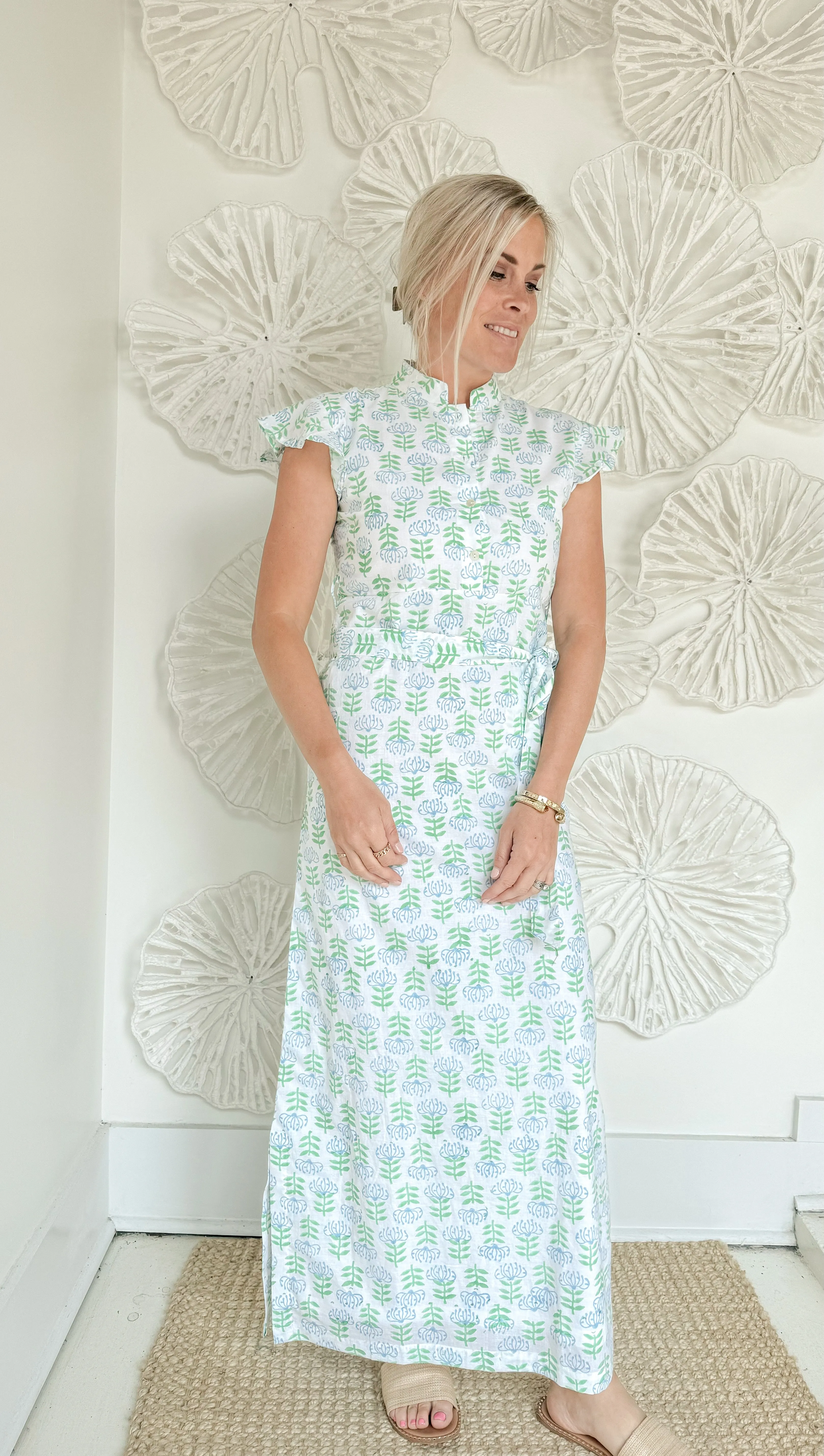 The Collins Block Print Maxi