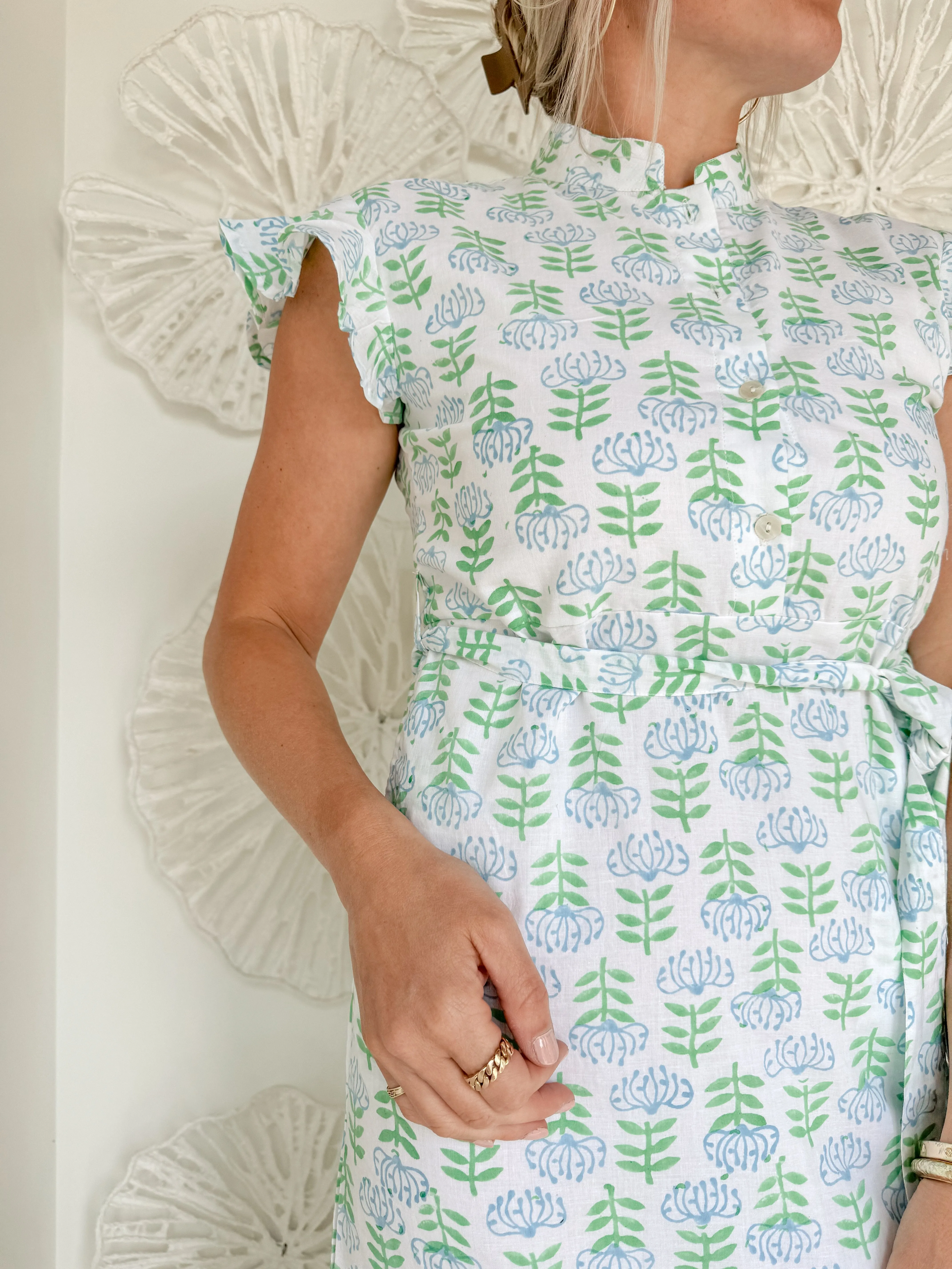 The Collins Block Print Maxi