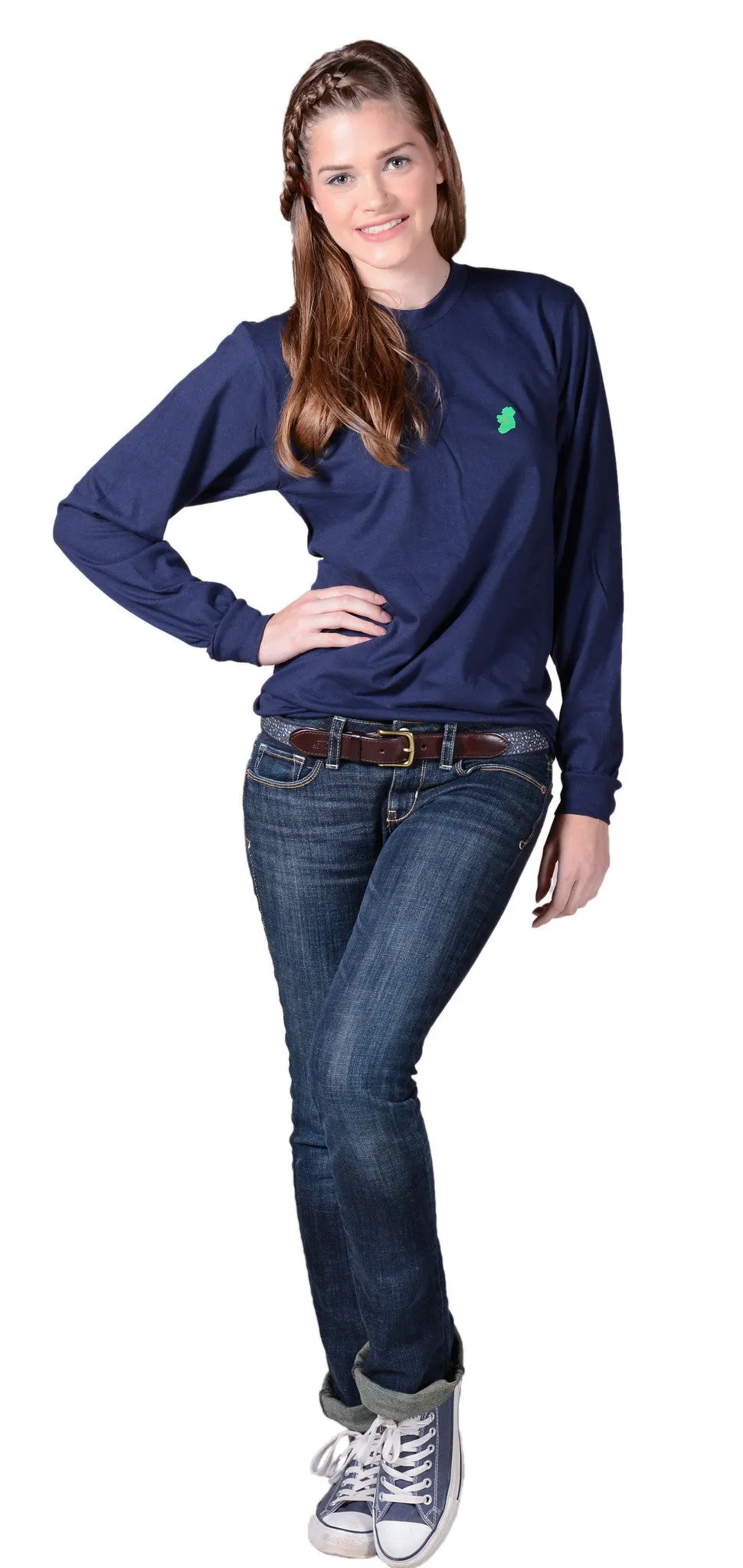 The Ireland Long T-Shirt® - Navy