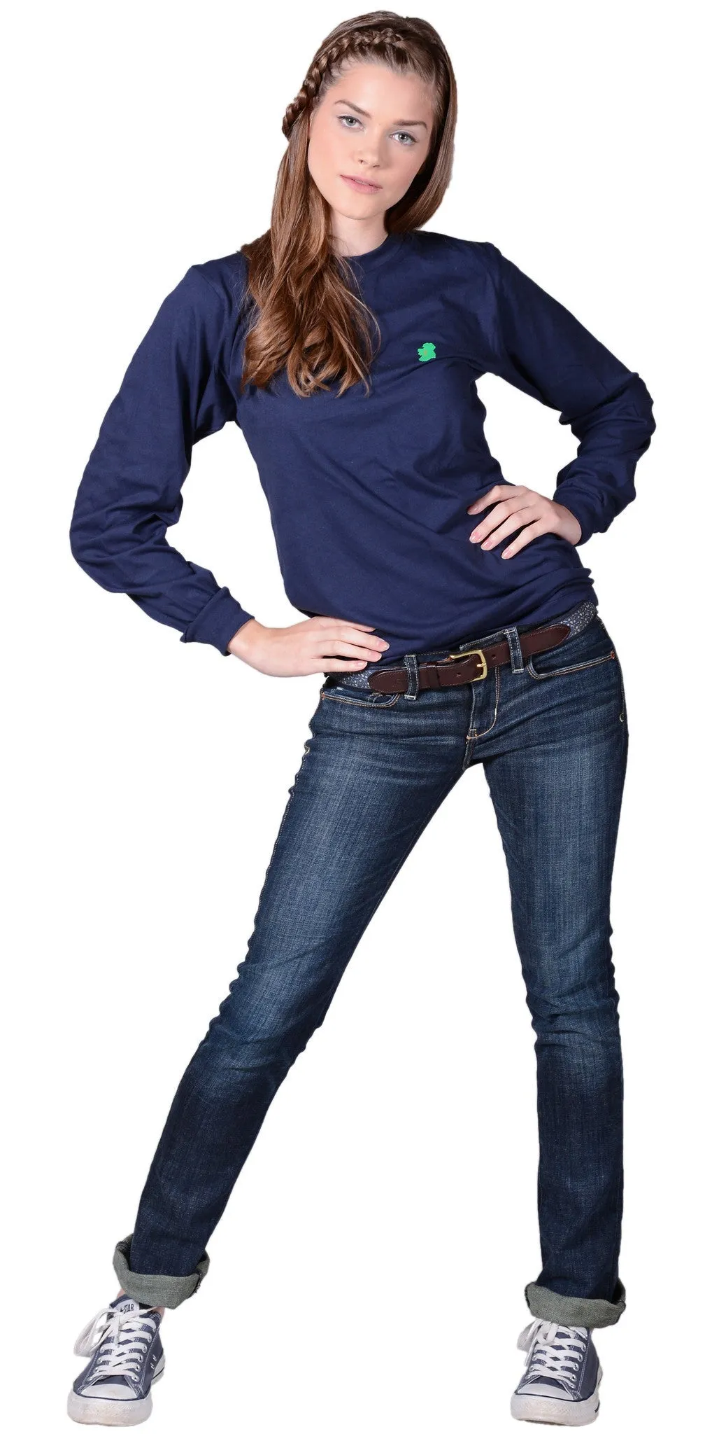 The Ireland Long T-Shirt® - Navy