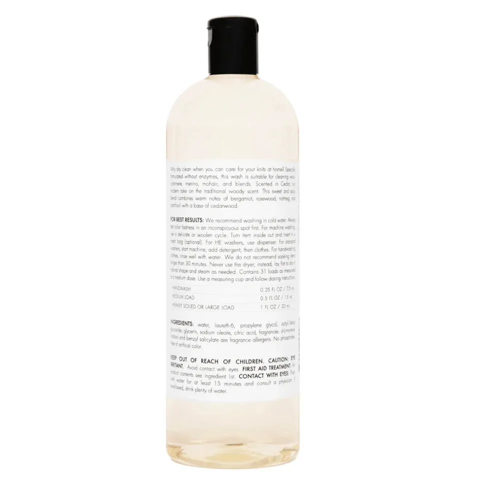 The Laundress Wool & Cashmere Shampoo Cedar Fragrance  ~ 16 oz