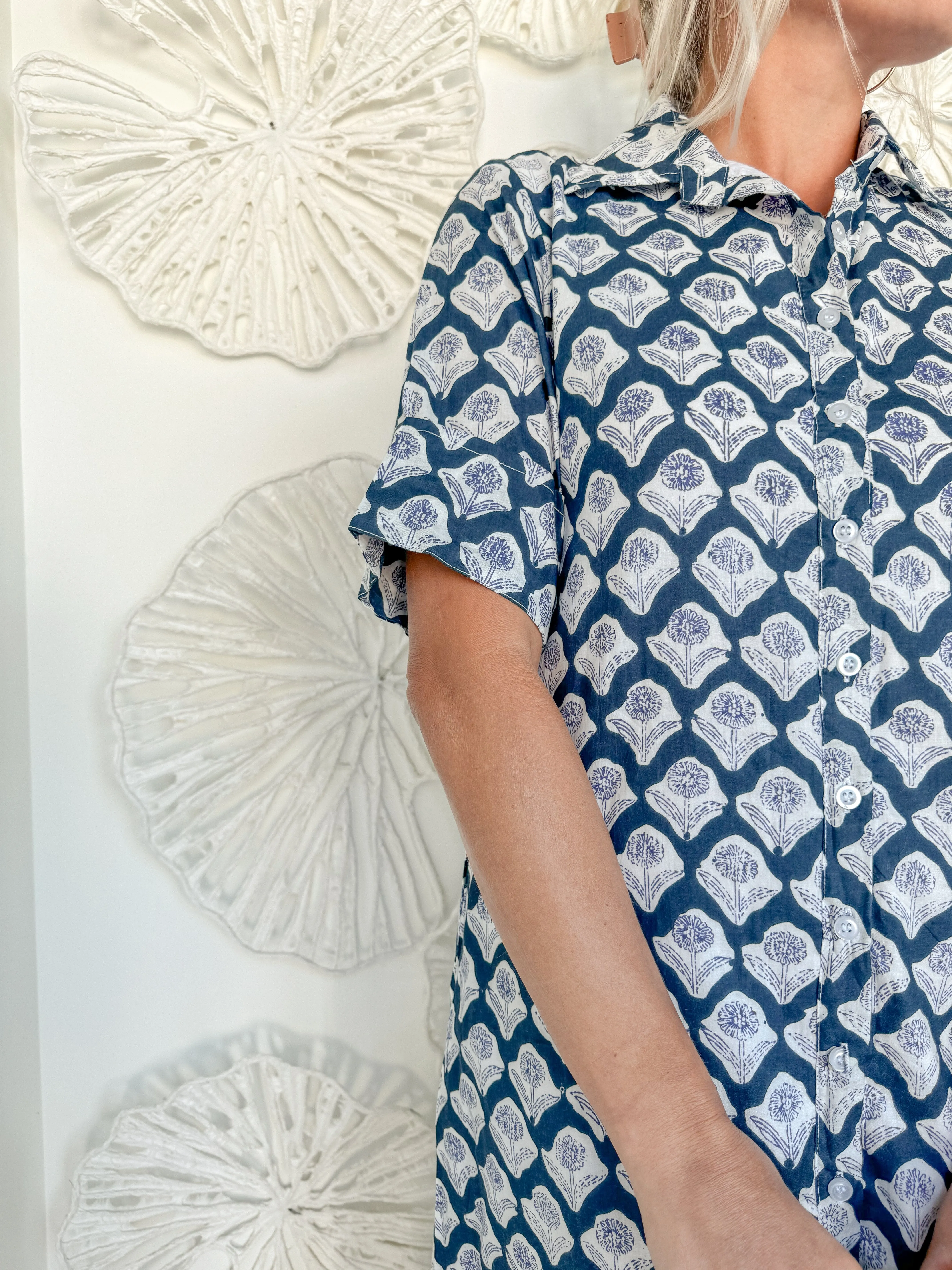 The Nina Block Print Maxi