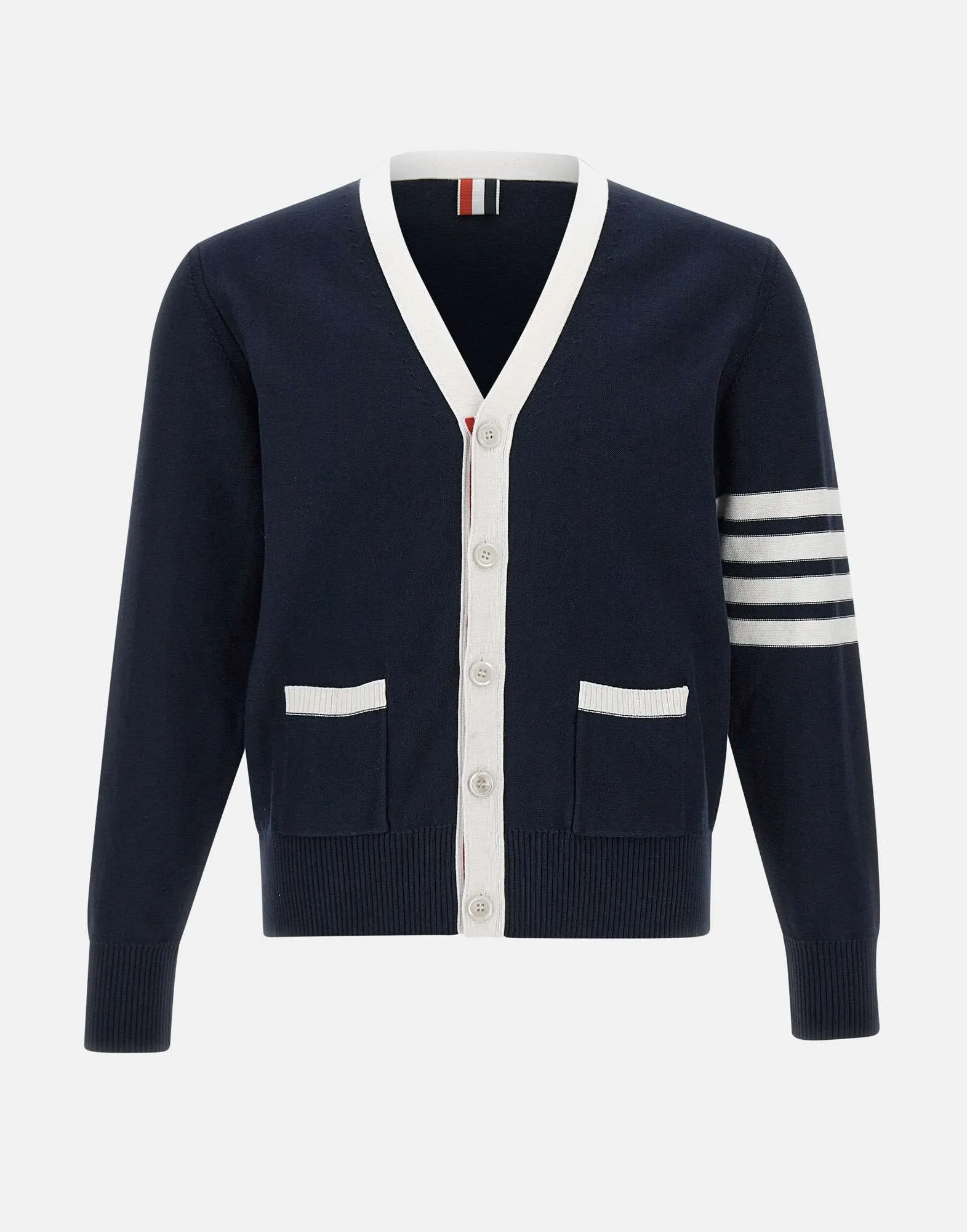 Thom Browne Hector Cotton Cardigan med ränder