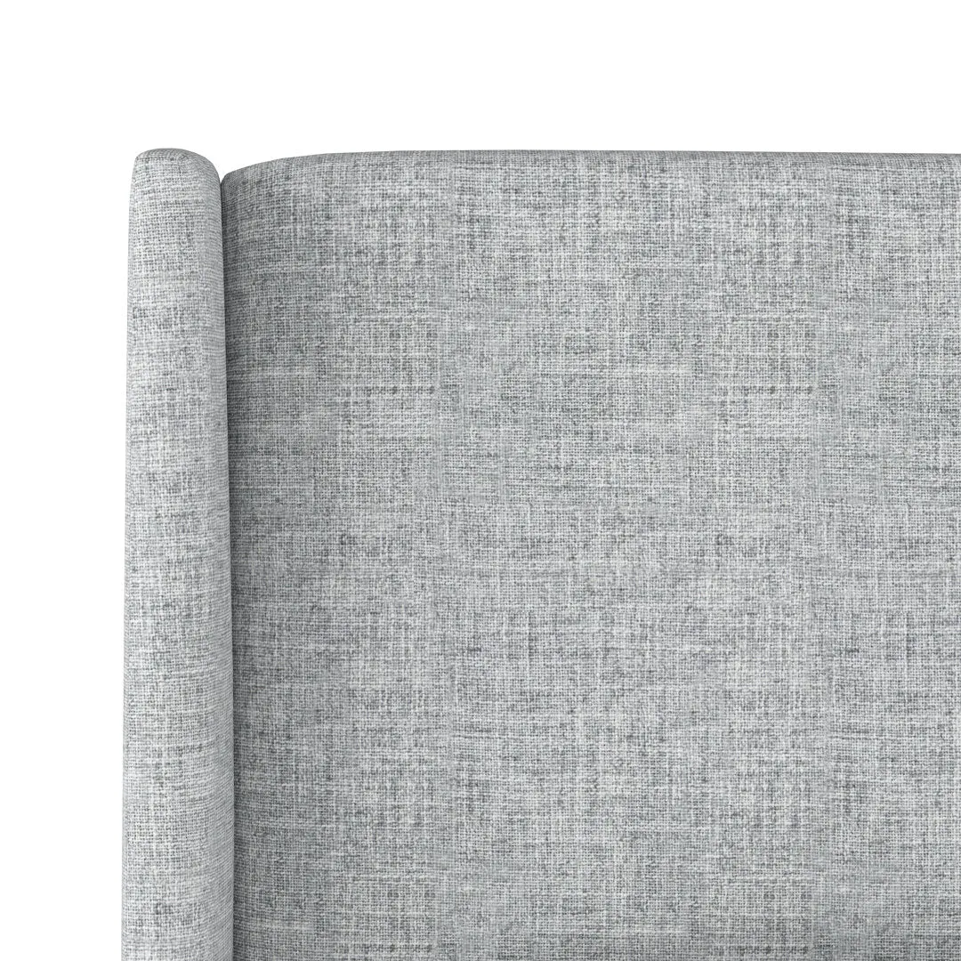Tilly Upholstered Low Profile Platform Bed Joss & Main Color: Zuma Pumice Textured Linen Size: King