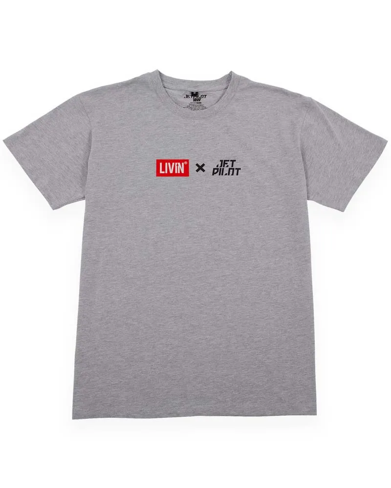 Tools Down Talk Up Tee - Grey
