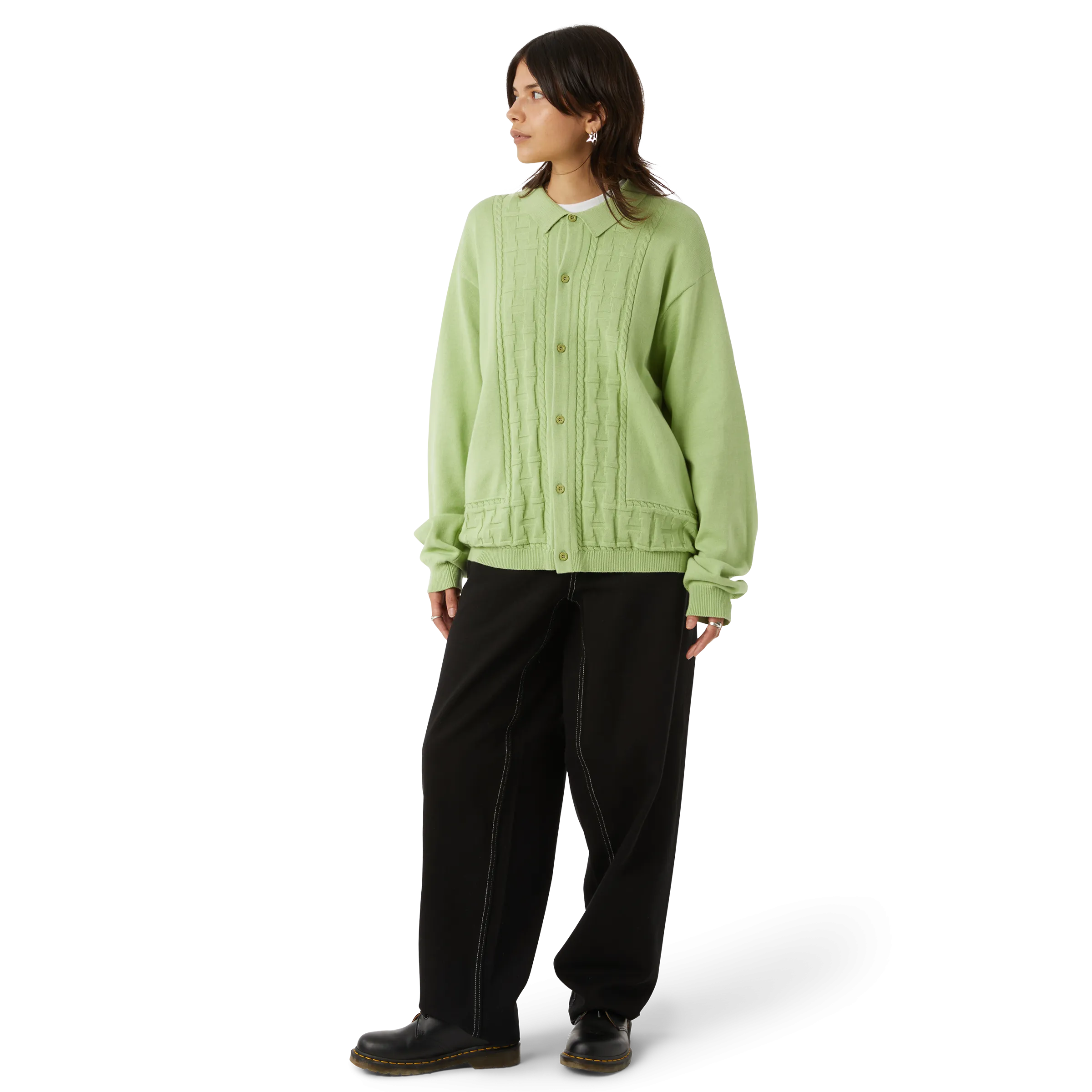 Towner L/S Knit Top (Pistachio)