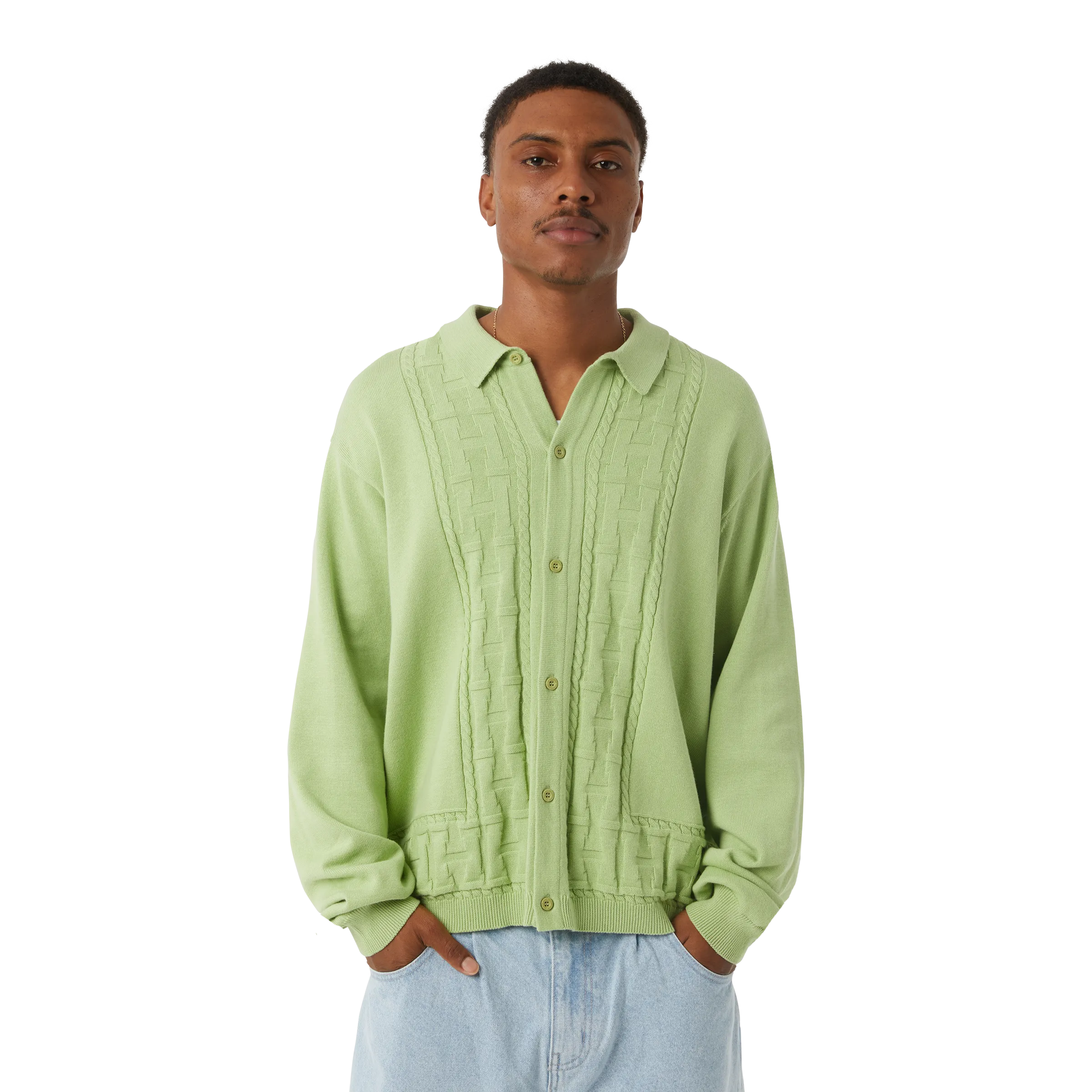 Towner L/S Knit Top (Pistachio)