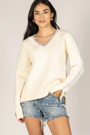 Tricia Contrast Sweater