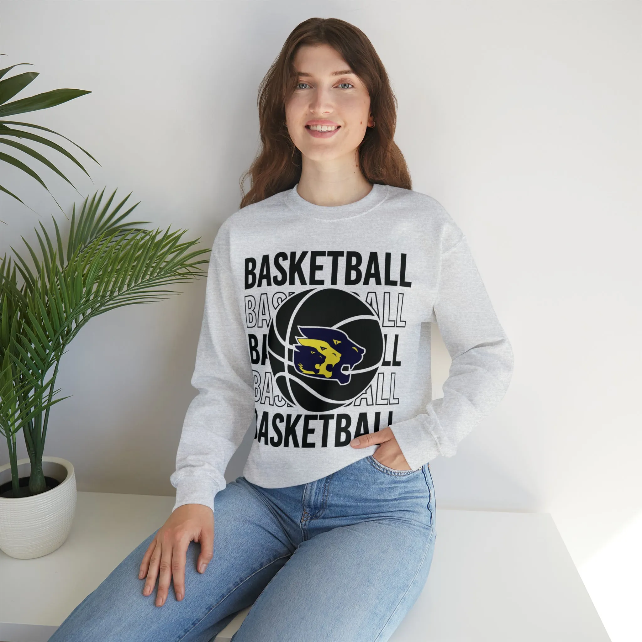 Trinity Lutheran Basketball Crewneck Sweatshirt