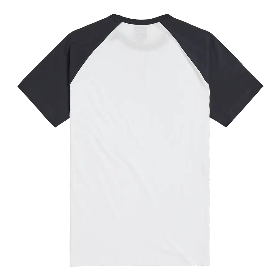 Triumph Saltern Contrast Sleeve Tee in White and Black