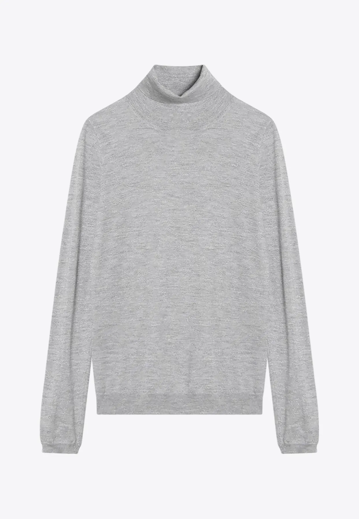 Turtleneck Cashmere and Silk Sweater