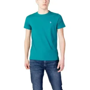 US Polo Assn Men Green T-Shirt for Spring and Summer