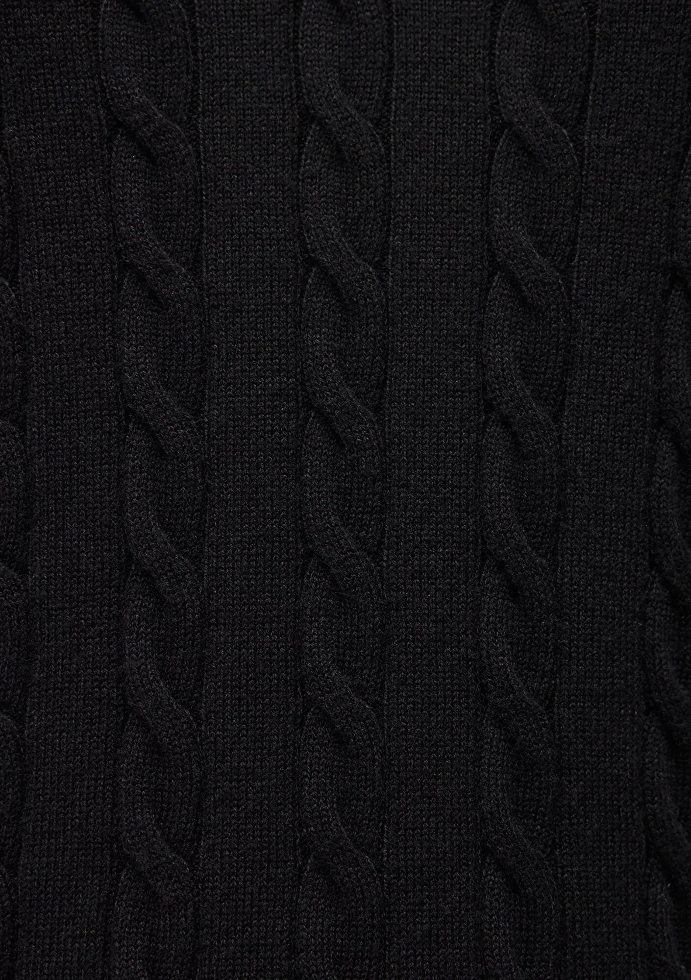 V Neck Black Sweater