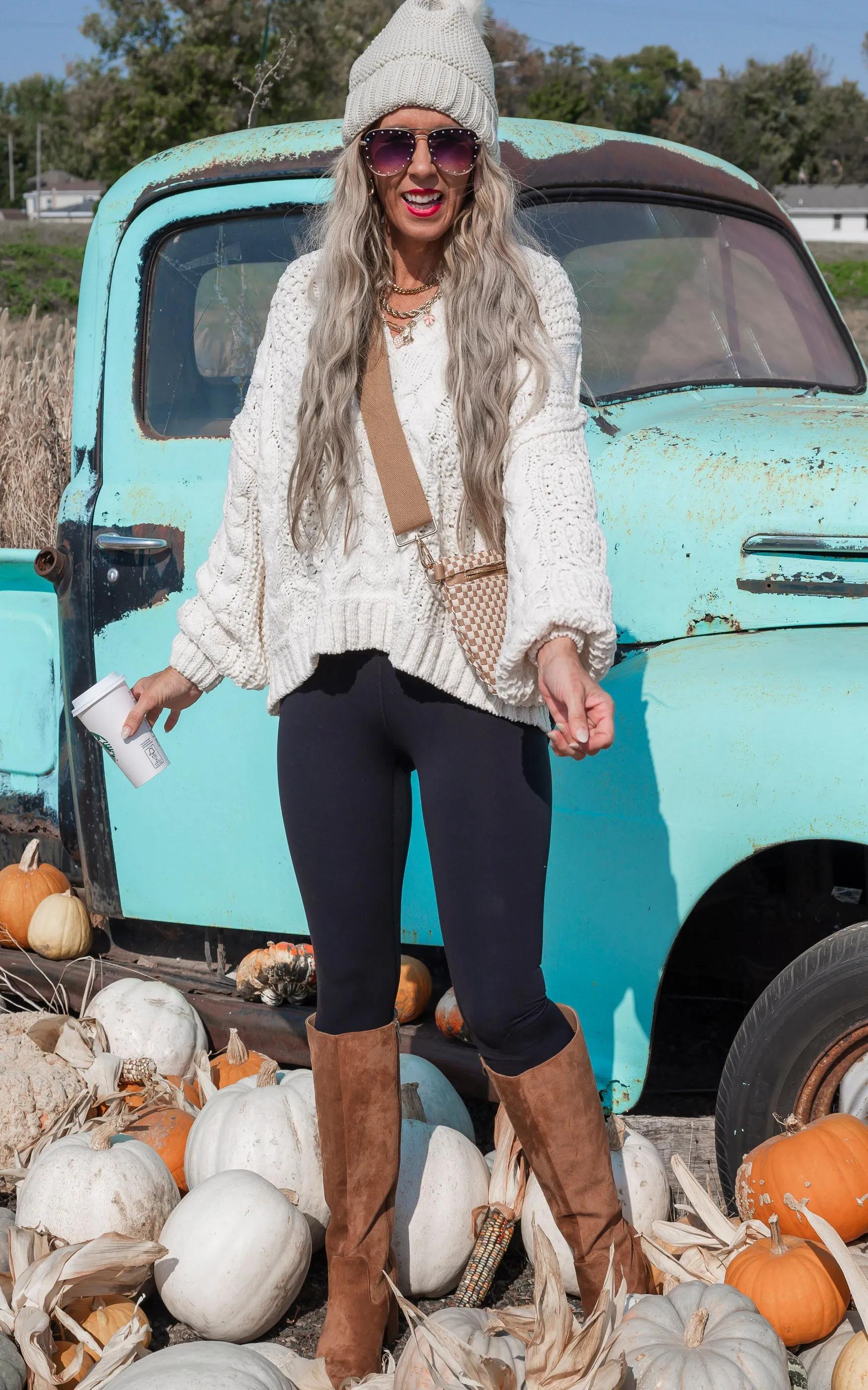 V-Neck Cropped Chanille Sweater | POL - Final Sale**
