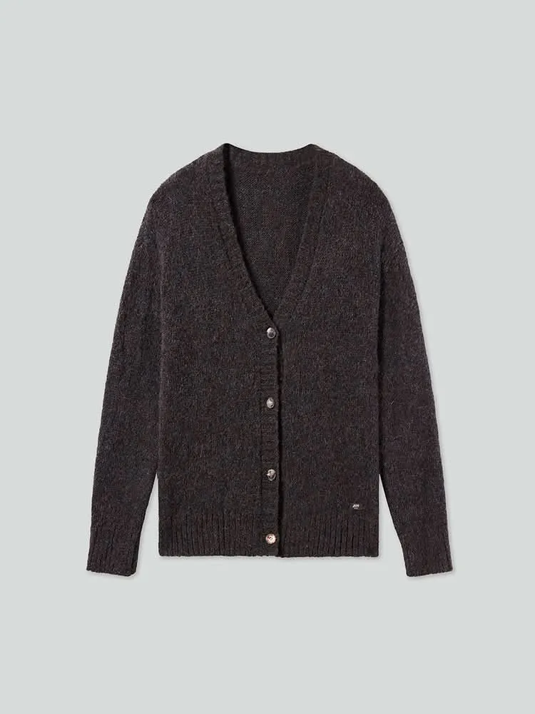 V-Neck Knitted Cardigan