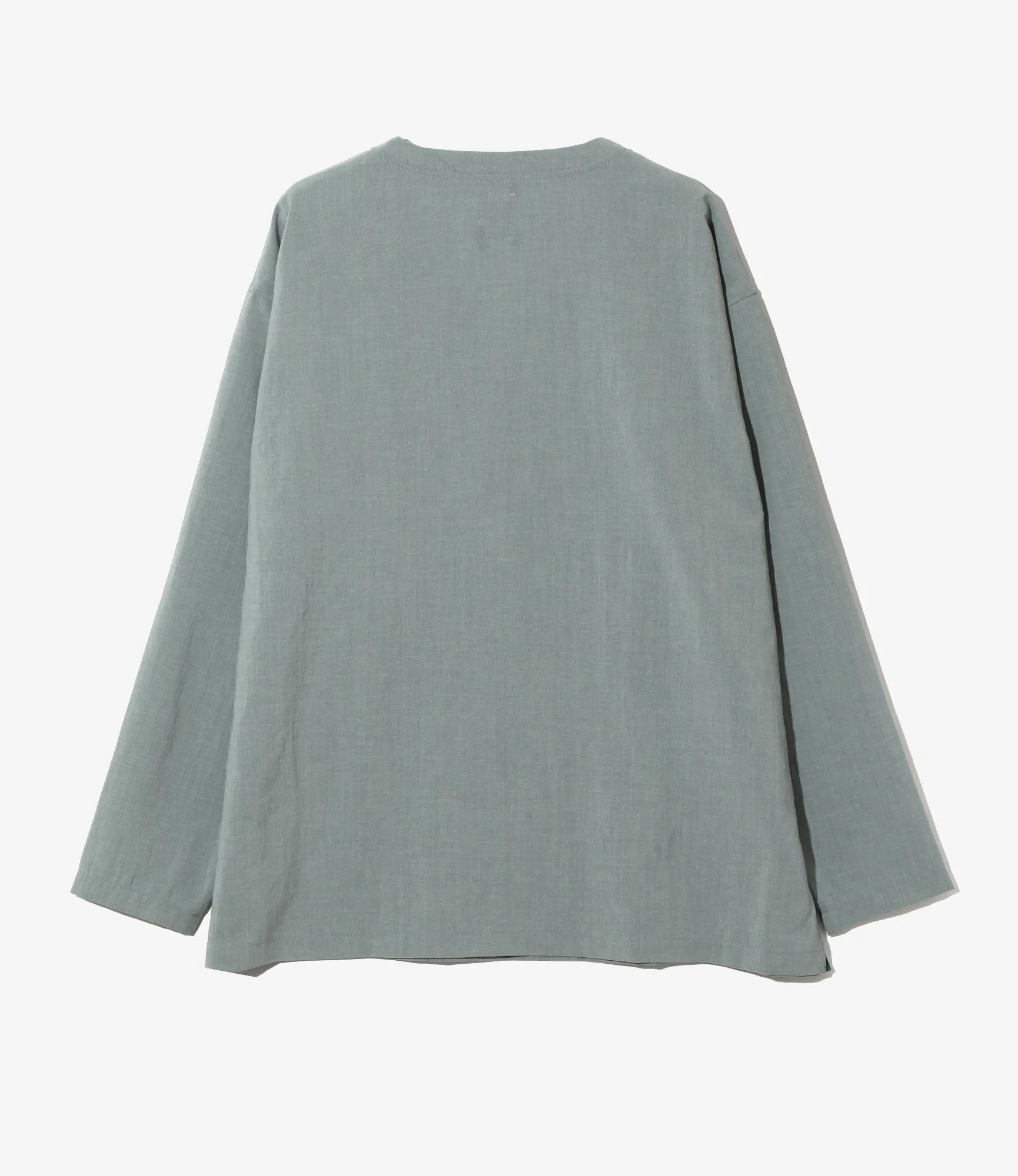 V-Neck Shirt - Poly Oxford