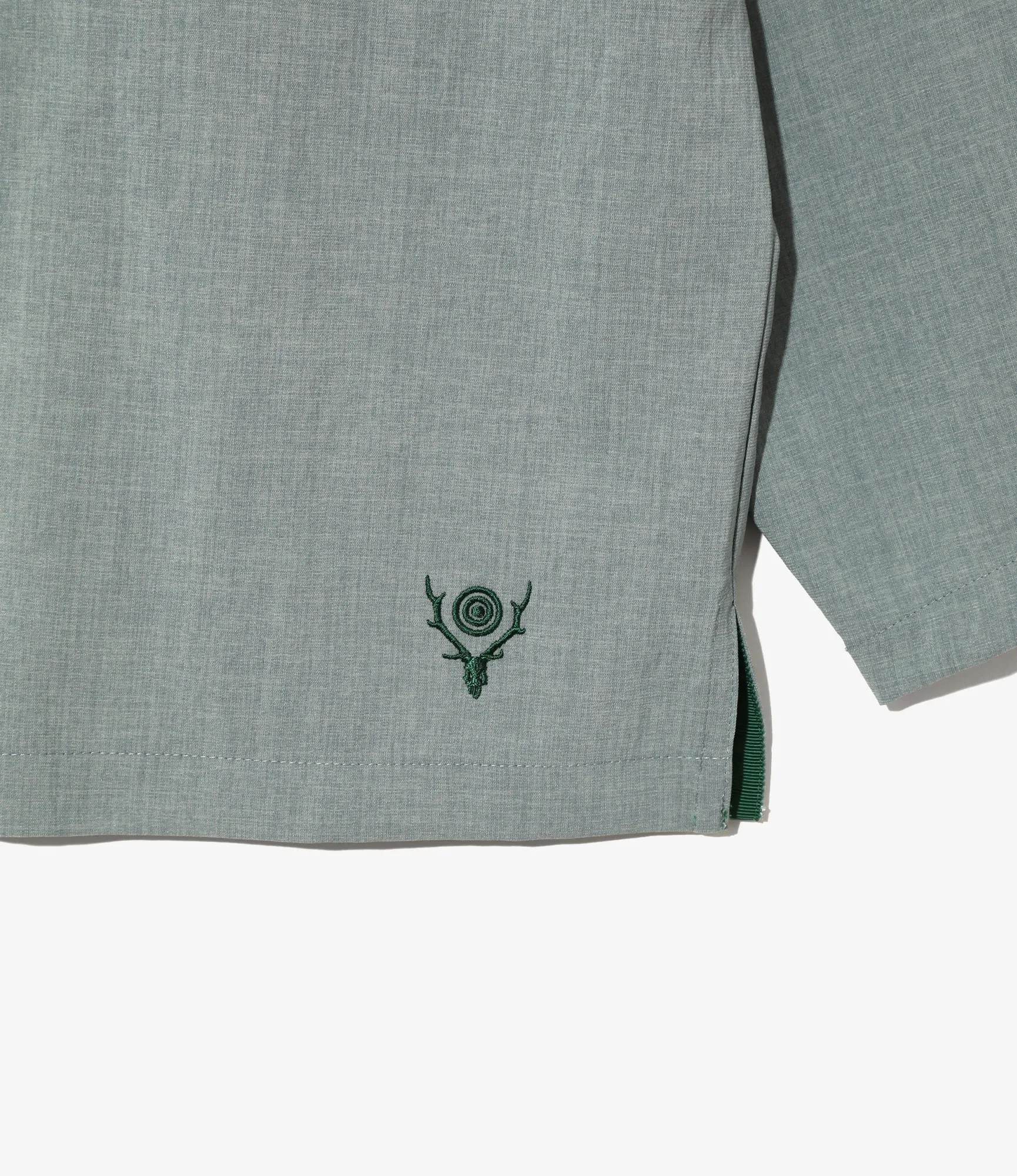 V-Neck Shirt - Poly Oxford