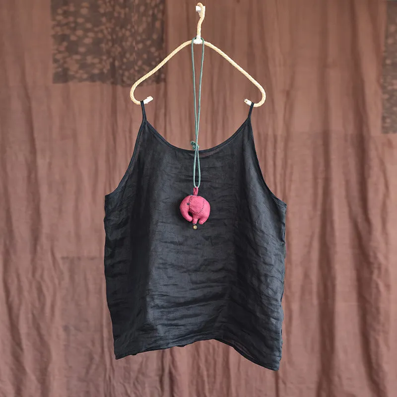 Vinatge Linen Camisole Bluz