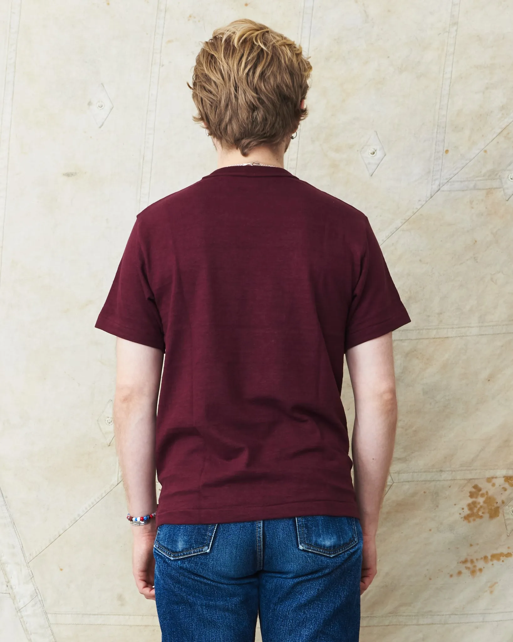 Warehouse & Co. Lot 4601 Plain T-shirt Bordeaux