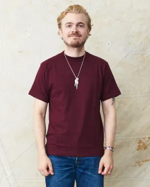 Warehouse & Co. Lot 4601 Plain T-shirt Bordeaux