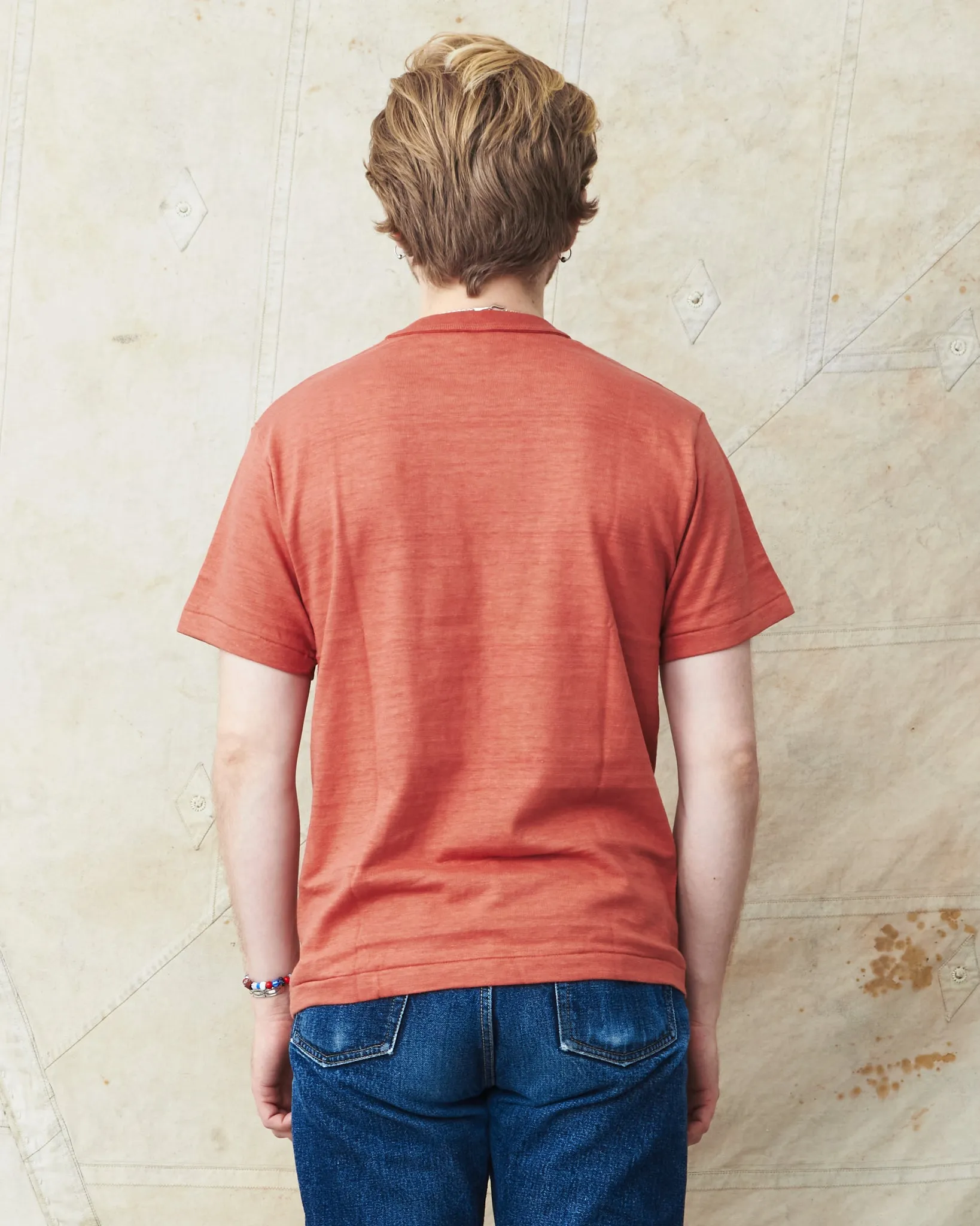Warehouse & Co. Lot 4601 Plain T-shirt Salmon