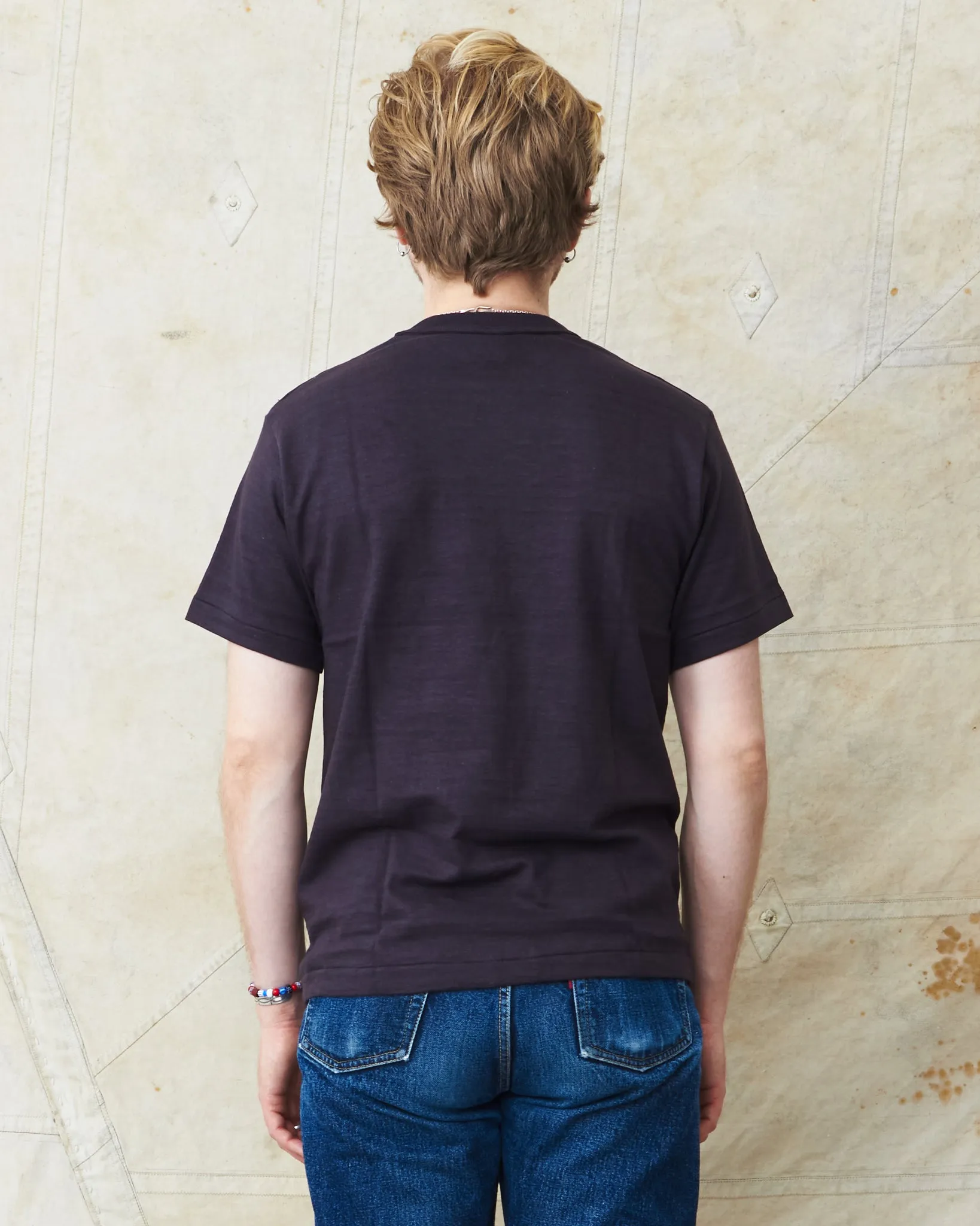 Warehouse & Co. Lot 4601 Plain T-shirt Sumikuro (Black)