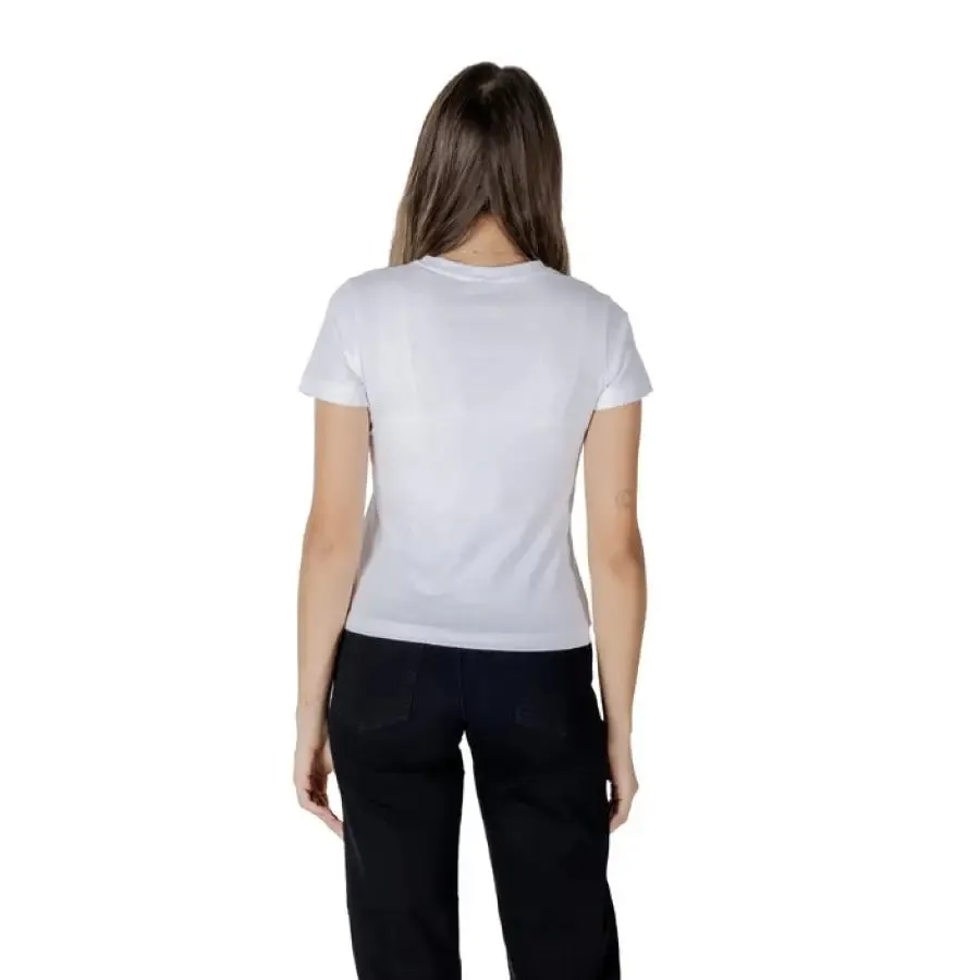 White T-Shirt with Short Sleeves