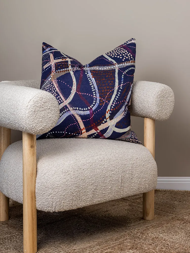 Winya, Bungu Linen Cushion- 60x60cm
