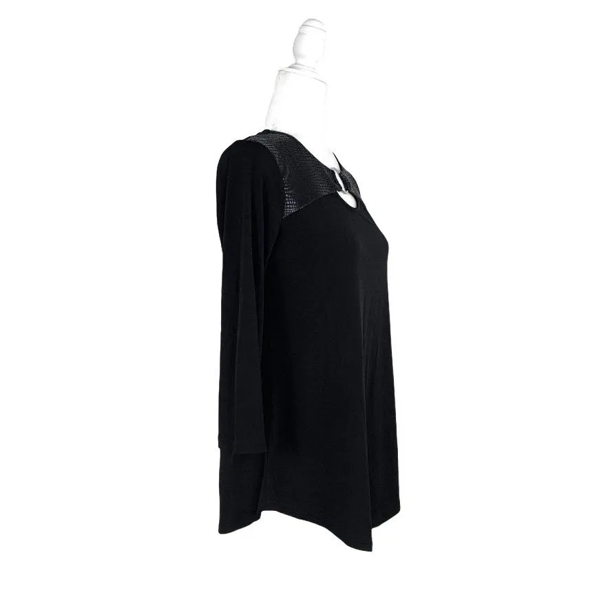 Women's Crew Neck 3/4 Sleeve Blouse
