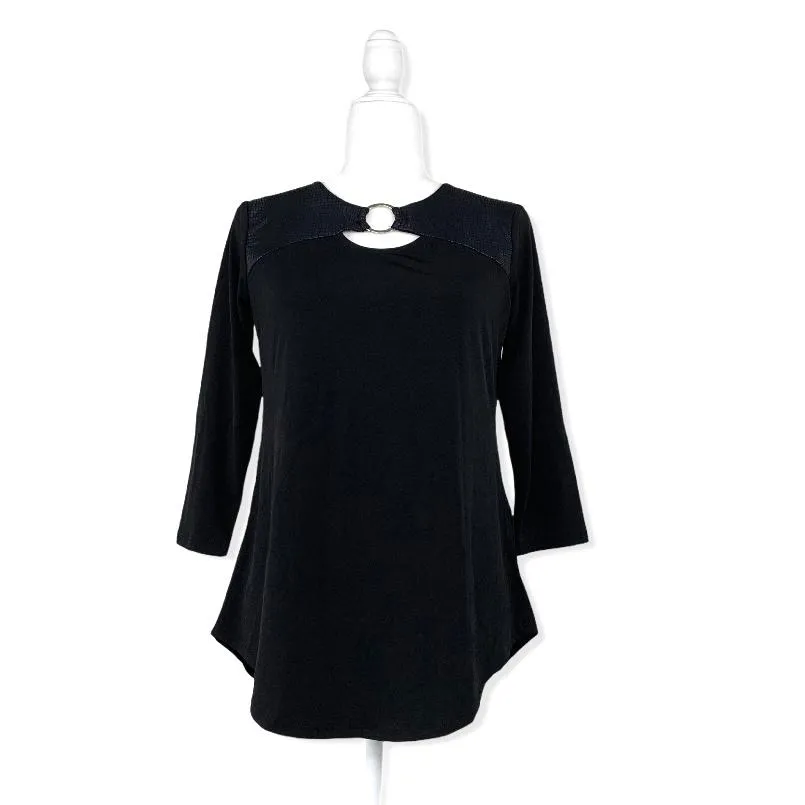 Women's Crew Neck 3/4 Sleeve Blouse