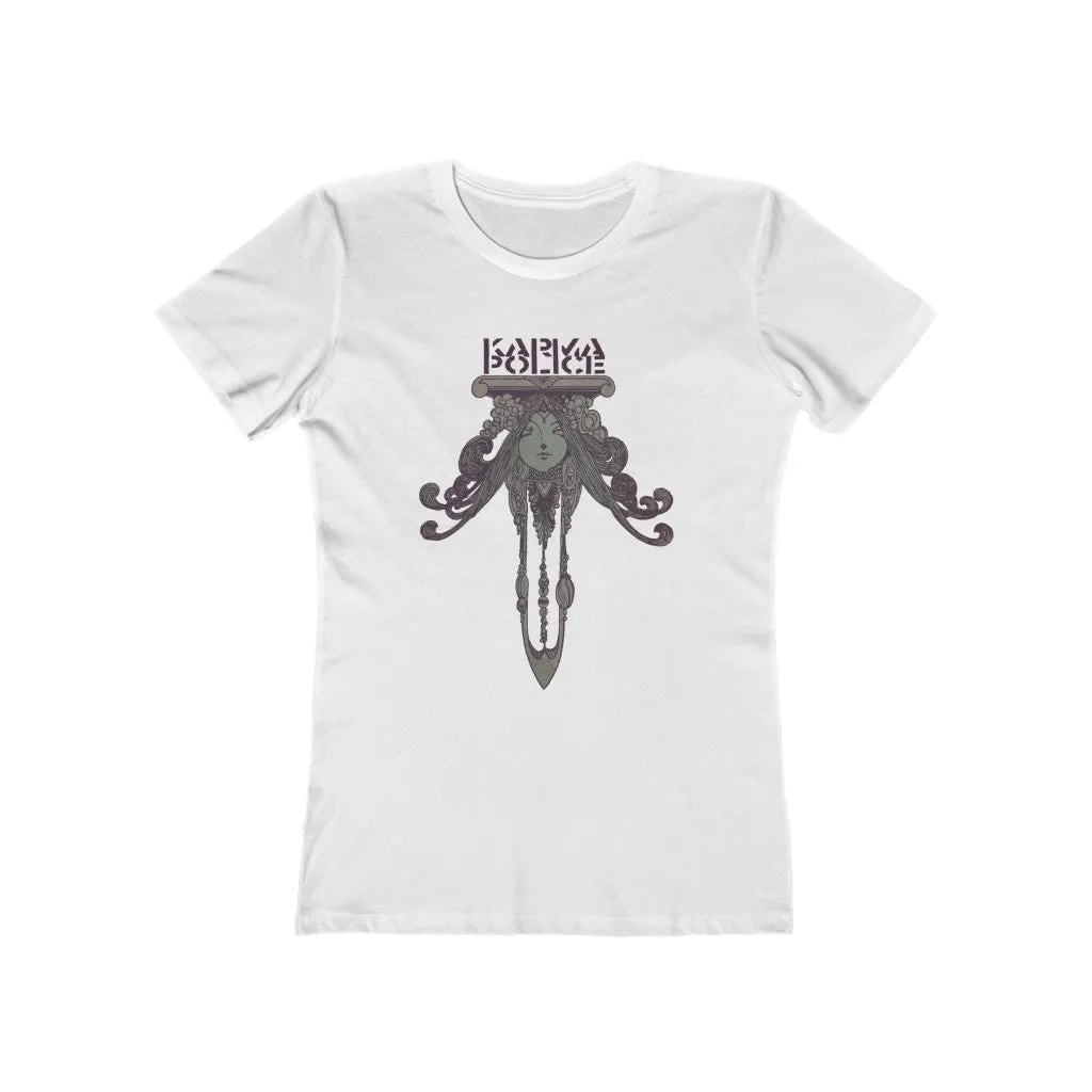 Womens Karma Police T-Shirt - Vigilant Self Shirt - Zen Yoga T-Shirts